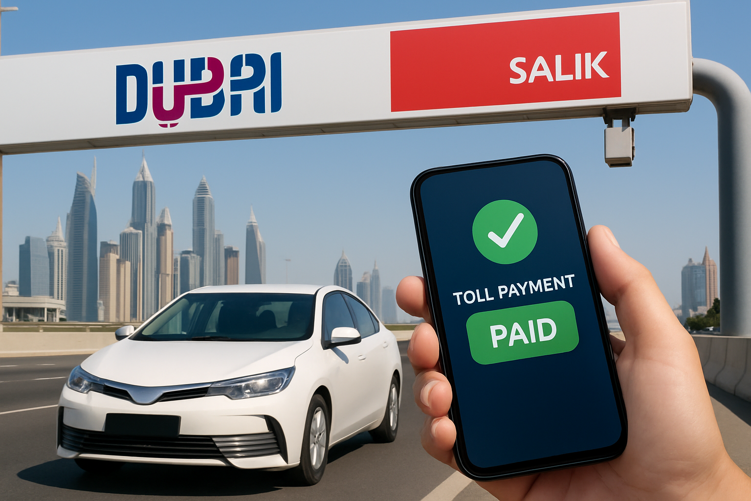 Fast and efficient toll payment in Dubai